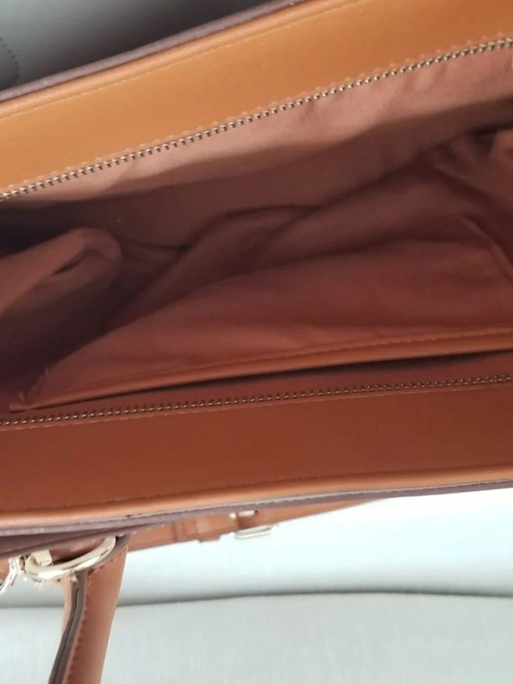 Lou Lu Beige Brown Hand bag Used in excellent condition Like New with out tags